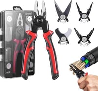 طقم كماشة متعدد الوظائف 5 في 1، كماشة قابلة للتبدي...