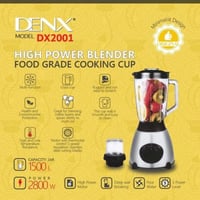 خلاط 2في 1 زجاج