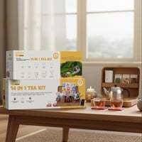 عزبة الشاي طقم صندوق