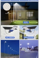 كشاف طريق طاقة شمسية 2000 وات