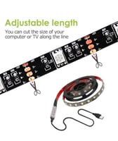 شريط الاضاءه Led يعمل usp