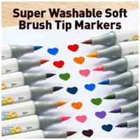 جار ميلو | أقلام تلوين ماركر برأس مزدوج - 24 لون