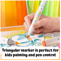 جار ميلو | أقلام تلوين ماركر برأس مزدوج - 24 لون