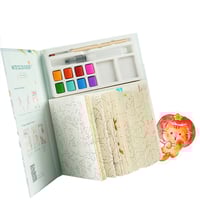 توزيعات | دفتر ألوان مائيه - جنة الحيوانات الأليفة