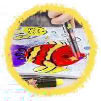 جار ميلو | أقلام تلوين من الجلسرين للرسم اليدوي وع...