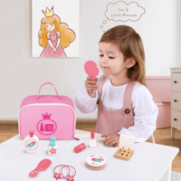 توكي توي | حقيبة أدوات تجميل خشبيه مكونه من 9 قطع