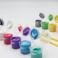 جارميلو | مجموعة ألوان أكليريك بلمعه معدنيه مع فرش...