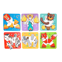 توزيعات | لعبة تركيب الحيوانات من عمر + 12 شهر