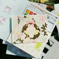 توزيعات | دفتر ألوان مائيه - جنة الحيوانات الأليفة