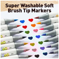 جار ميلو | أقلام تلوين ماركر برأس مزدوج - 12 لون