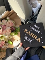 قبعه تخرج ( تطريز )