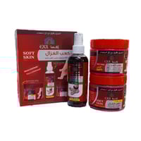 مجموعة كعب الغزال العناية بالاقدام من إكسا كريم مق...