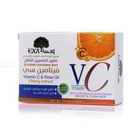 صابون الجليسرين المفتح مع فيتامين سي من إكسا للبشر...