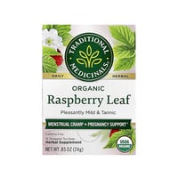 أوراق التوت العليق العضوي خالي من الكافيين 16 كيس...