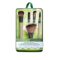 مجموعة فرش مكياج قابلة للتبديل مع 5 فرش ومقبضين وع...