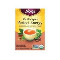 يوغي شاي الطاقة المثالية فانيليا سبايس لتنشيط ودعم...
