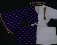 جلابية نسائي ازرق (مقاس طويل)