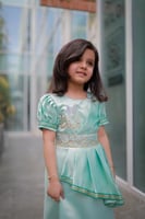 فستان كسرات تفاحي