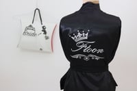 روب حرير للعروس أو الميك إب