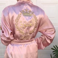 روب حرير للعروس أو الميك إب