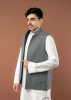 سديري جوخ لون اسود/رمادي