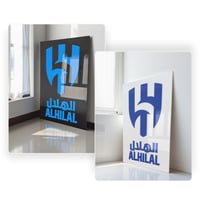 لوحة جدارية فخمه بشعار ناديك