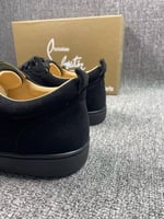 Christian Louboutin Louis Junior black sneakers