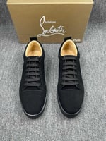 Christian Louboutin Louis Junior black sneakers