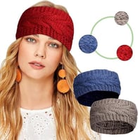 شريط راس علوي صوف محبوك للشتاء، شريط راس اوروبي دا...