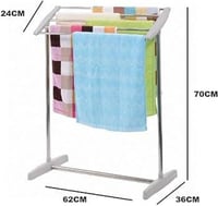 Multifunctional Mobile Towel Rack رف المناشف المحم...