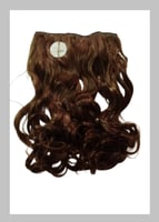 وصلات شعر صناعية مموجة -5مشابك-#6