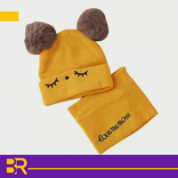 قبعة مع غطاء رقبة للأطفال