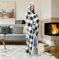 New Lazy Blanket Winter Clothes Hooded Nightgown O...