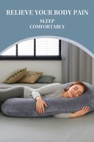 وسادة الحمل المريحة على شكل J