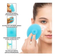 2قطعتين فرشاة تقشير الوجه الرضع طفل لينة سيليكون غ...