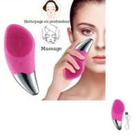 فرشاة لتنظيف وتدليك الوجه ٢ في ١