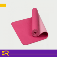 حصيرة يوغا مزدوجة الطبقات غير قابلة للانزلاق