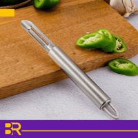 أداة تقطيع وتقشير من قطعتين