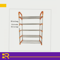 رف أحذية استيل من 5طبقات