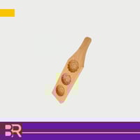 قالب الكعك 3فتحات خشبي