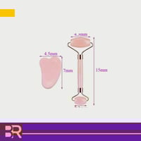 بكرة تدليك الوجة مع قطعة إضافية شكل قلب