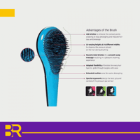 مشط الشعر ملون