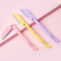 أمواس الحواجب الملونة الثلاثية