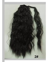 وصلة شعر بتسريحة ذيل الحصان المموجة