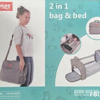 شنطة أغراض الطفل بوظيفة سرير متنقل