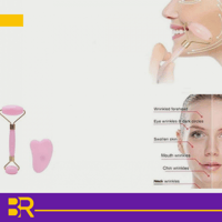 بكرة تدليك الوجة مع قطعة إضافية شكل قلب