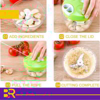 قطاعة خضار بالسحب اليدوي