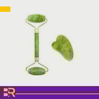 بكرة تدليك الوجة مع قطعة إضافية شكل قلب