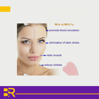 بكرة تدليك الوجة مع قطعة إضافية شكل قلب