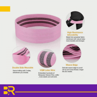 ربطة تمارين قماش مطاطية